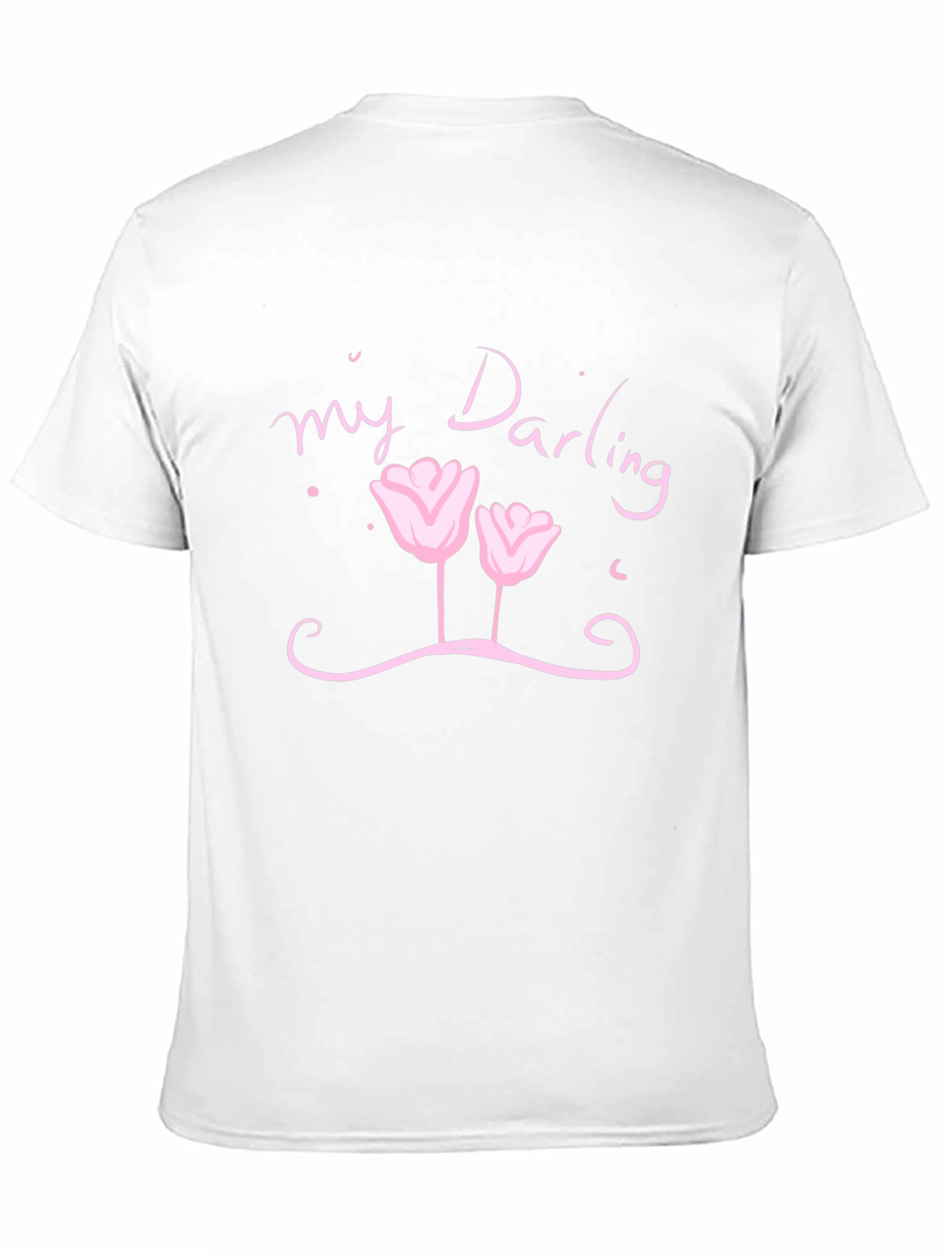 My Darling Floral Graphic Black T-Shirt