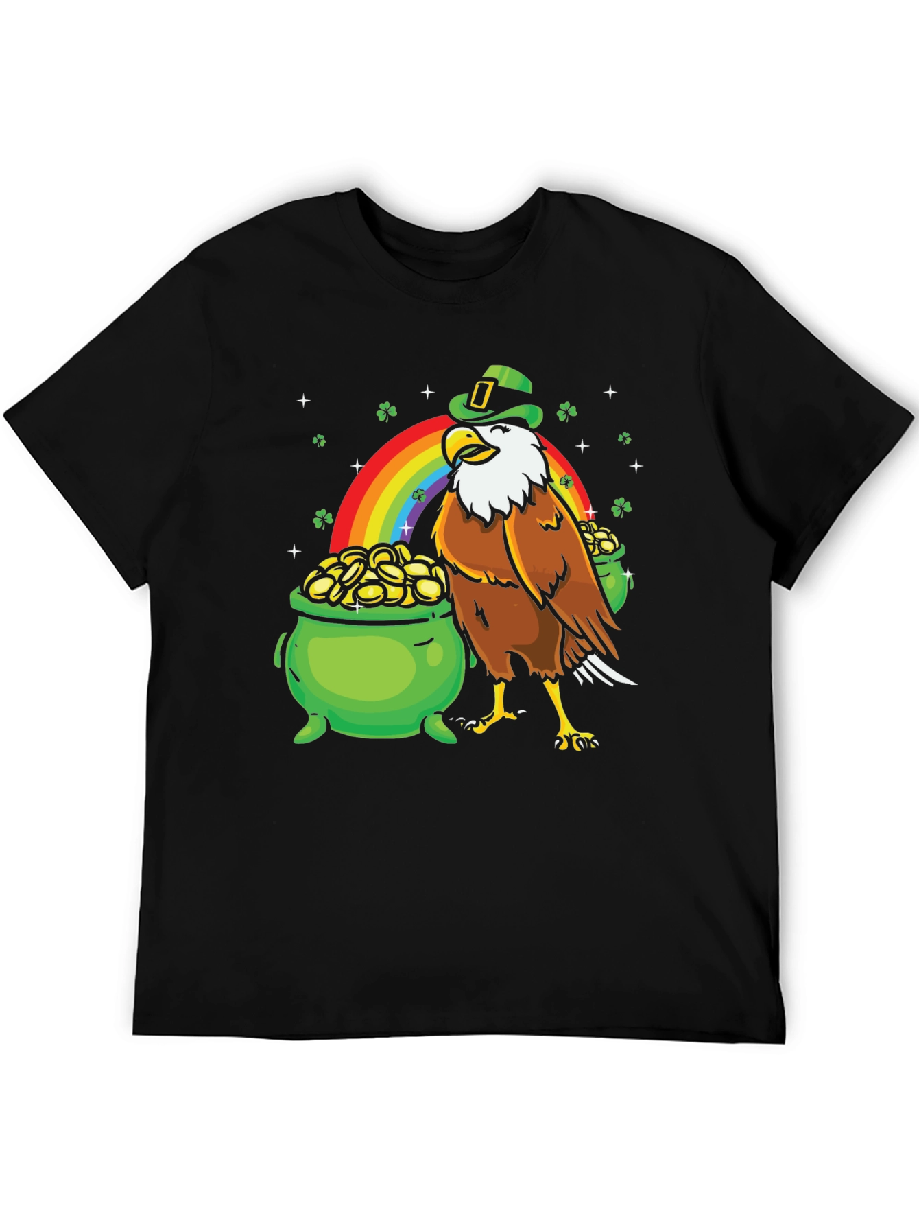 St. Patricks Day Eagle Graphic Tee