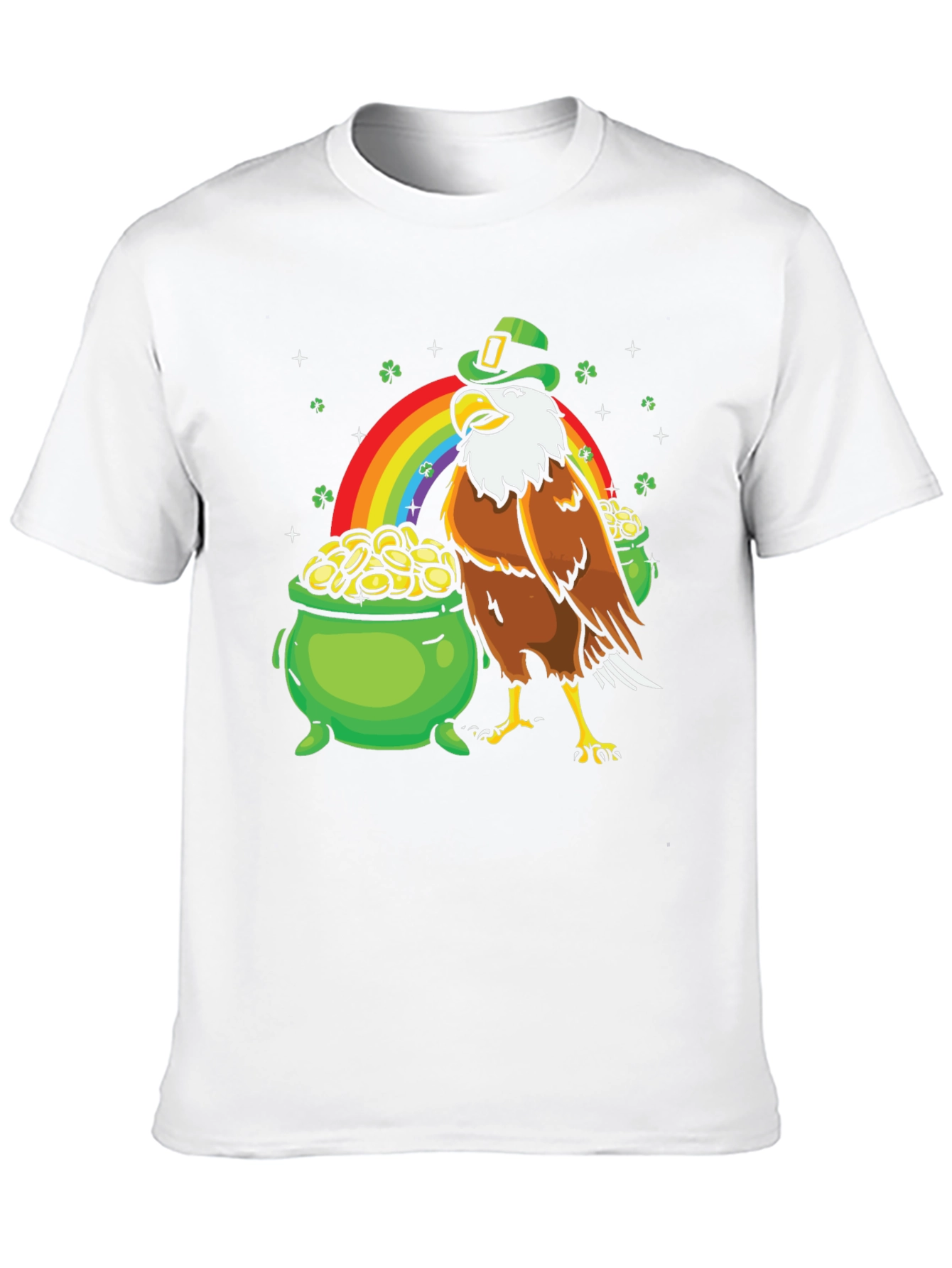 St. Patricks Day Eagle Graphic Tee