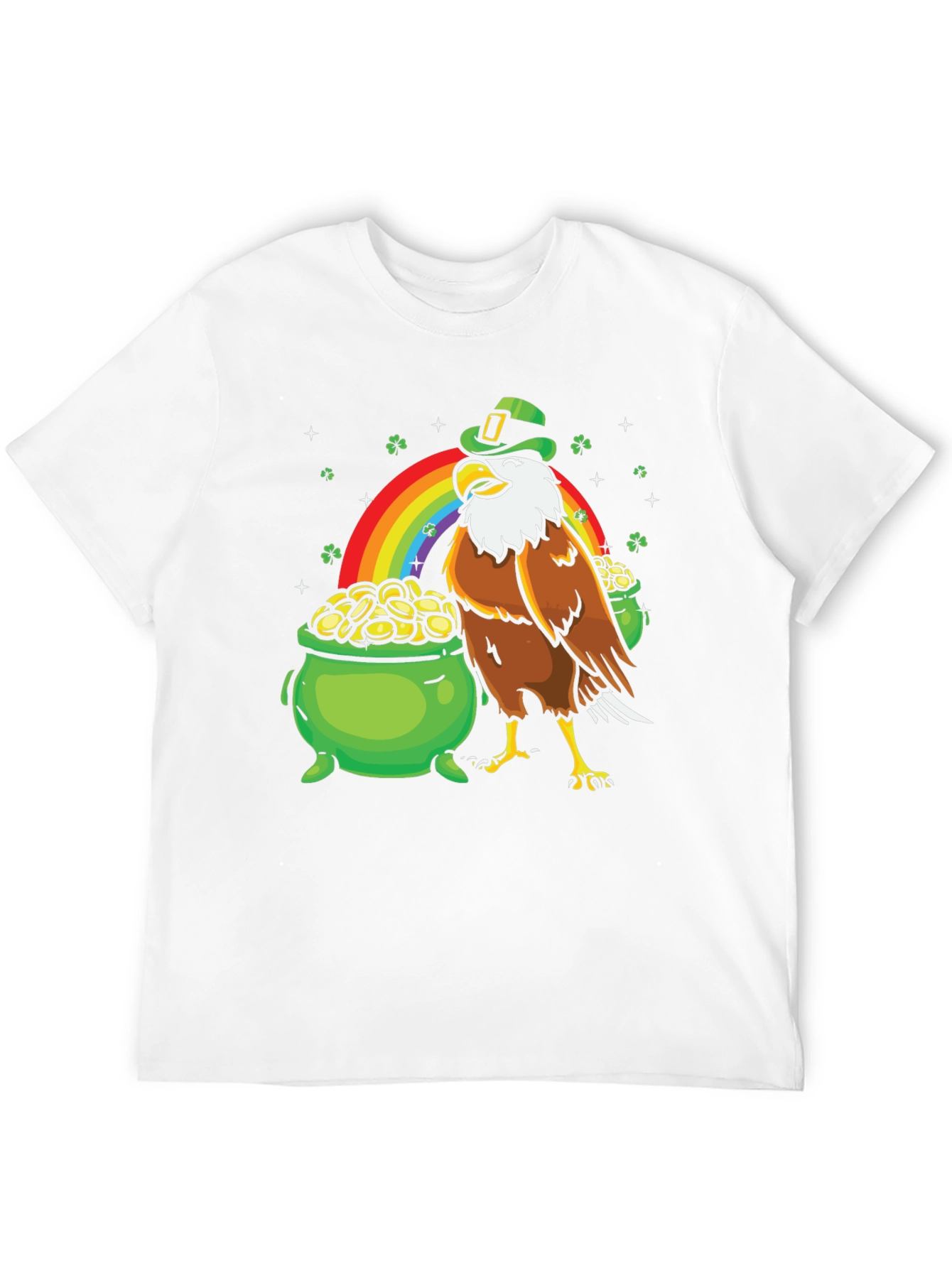 St. Patricks Day Eagle Graphic Tee