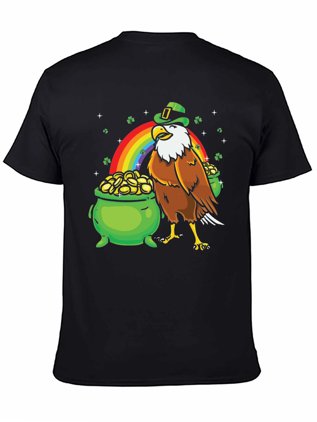 St. Patricks Day Eagle Graphic Tee
