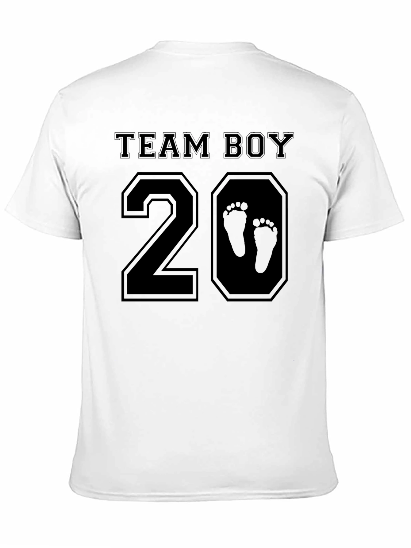 Team Boy 2024 Black T-Shirt New Baby