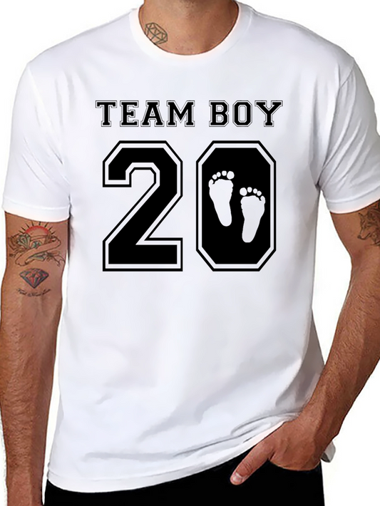 Team Boy 2024 Black T-Shirt New Baby