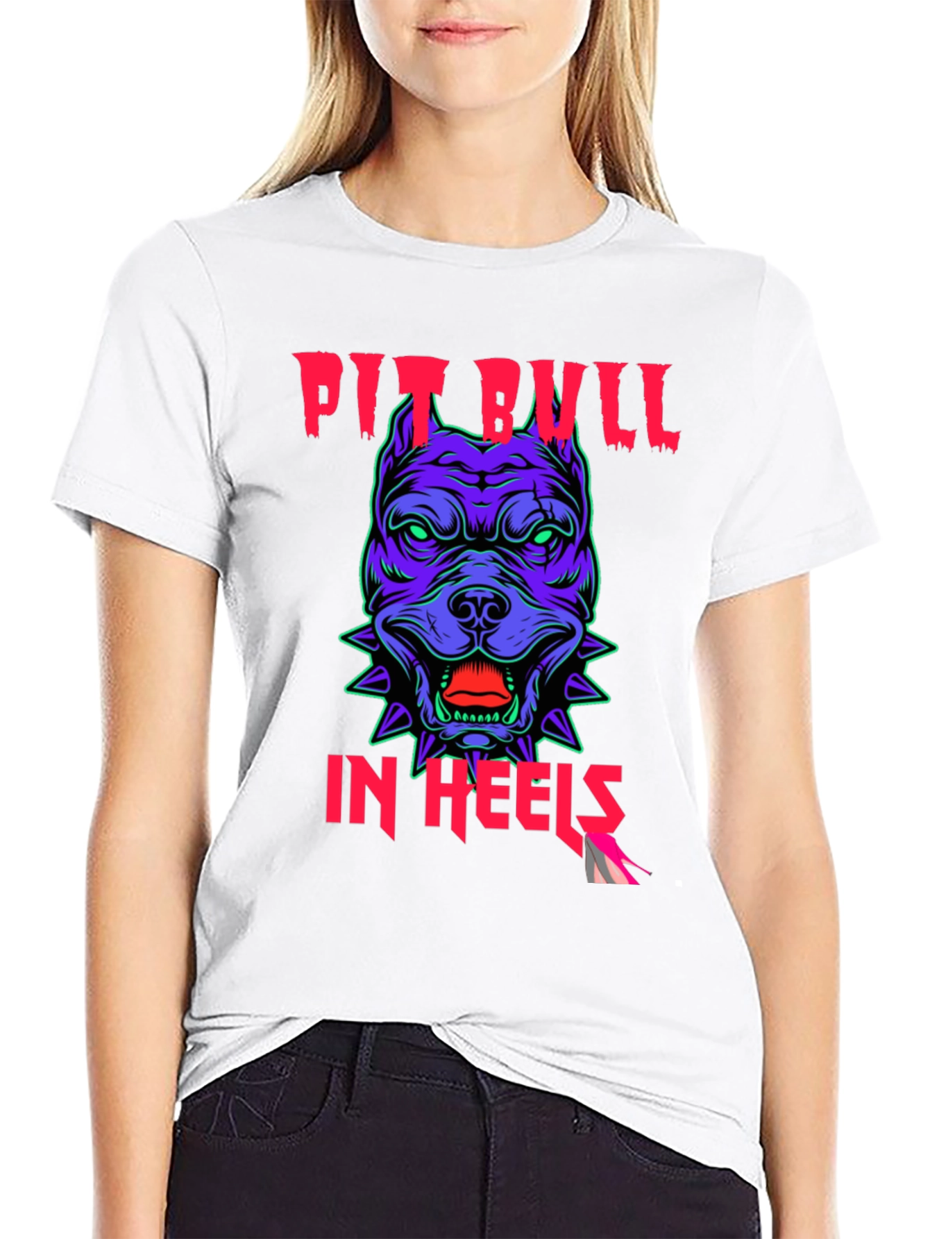 Pitbull in Heels Graphic Tee