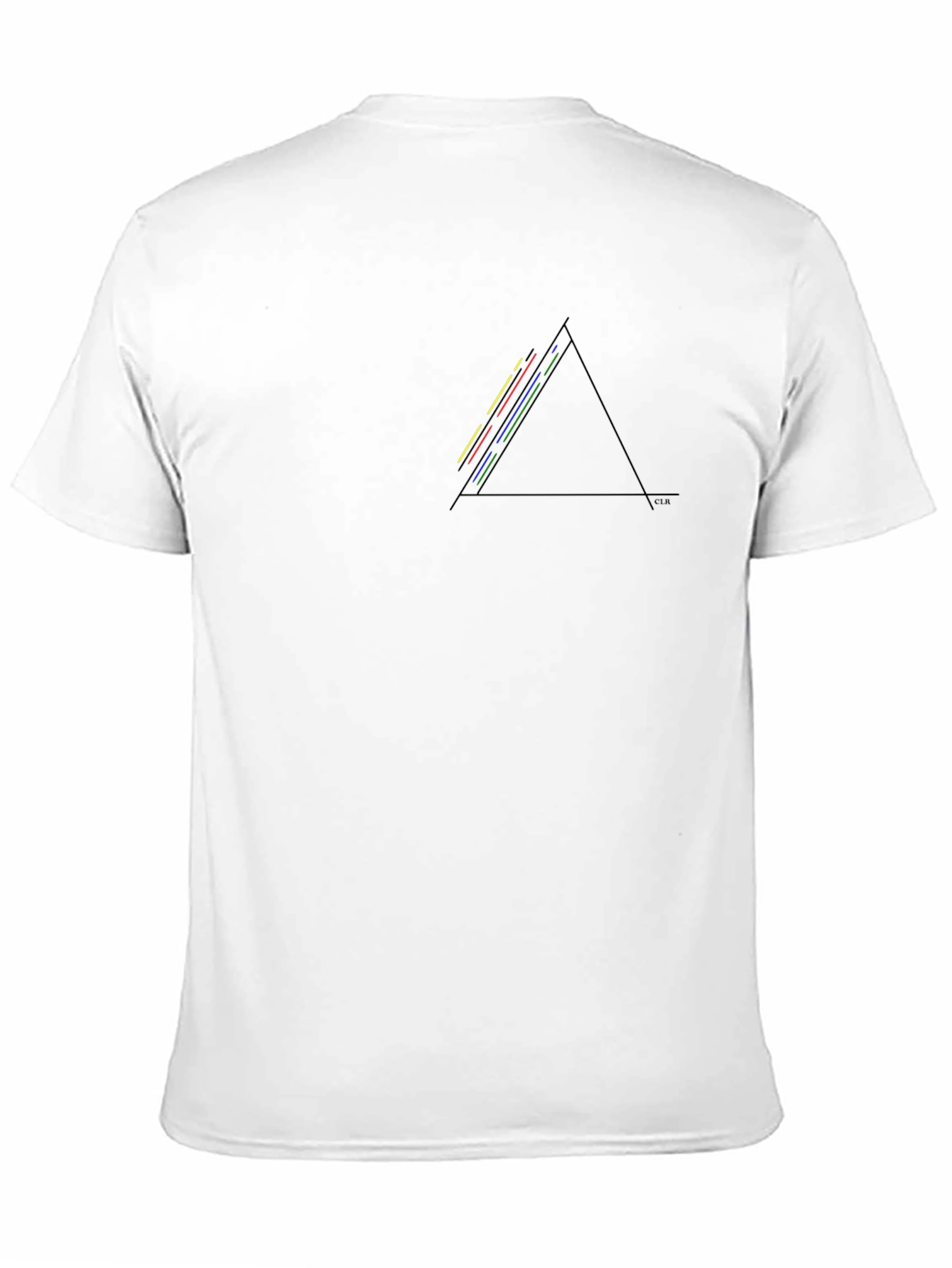 Dark Side Triangle Graphic Black T-Shirt