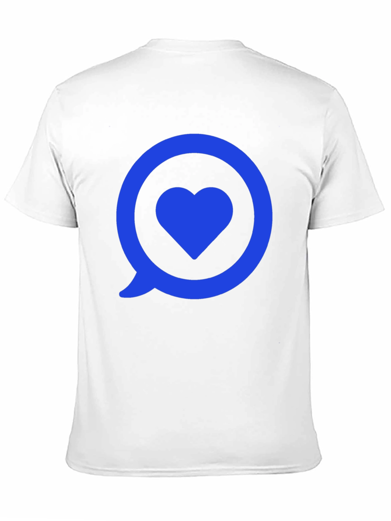 Heart in Speech Bubble Graphic Tee - Modern Style
