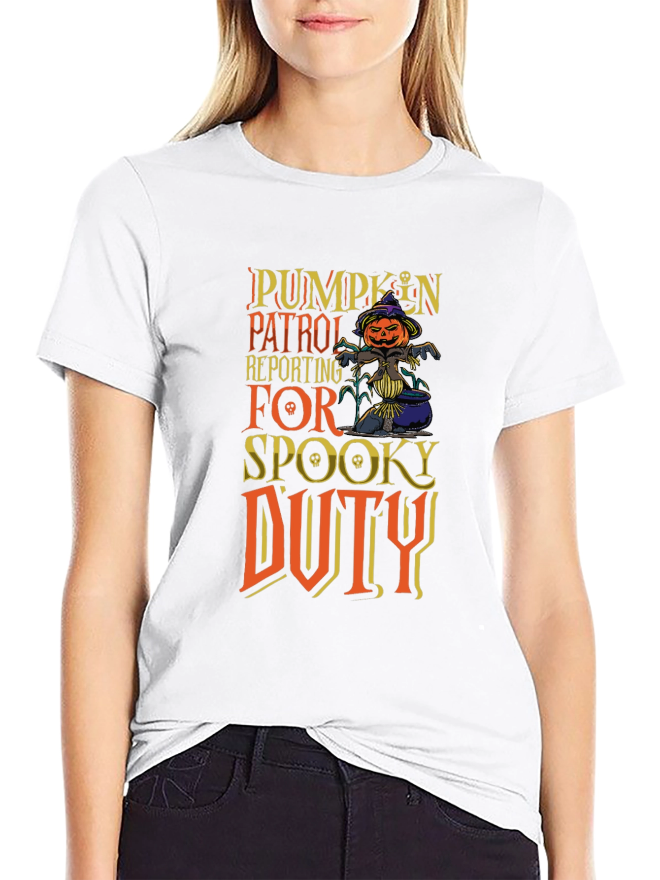 Pumpkin Patrol Spooky Duty T-Shirt