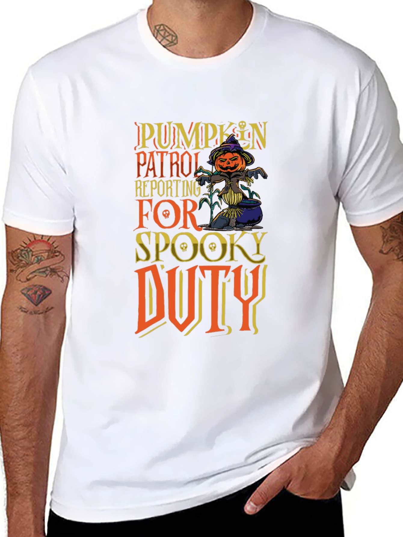 Pumpkin Patrol Spooky Duty T-Shirt