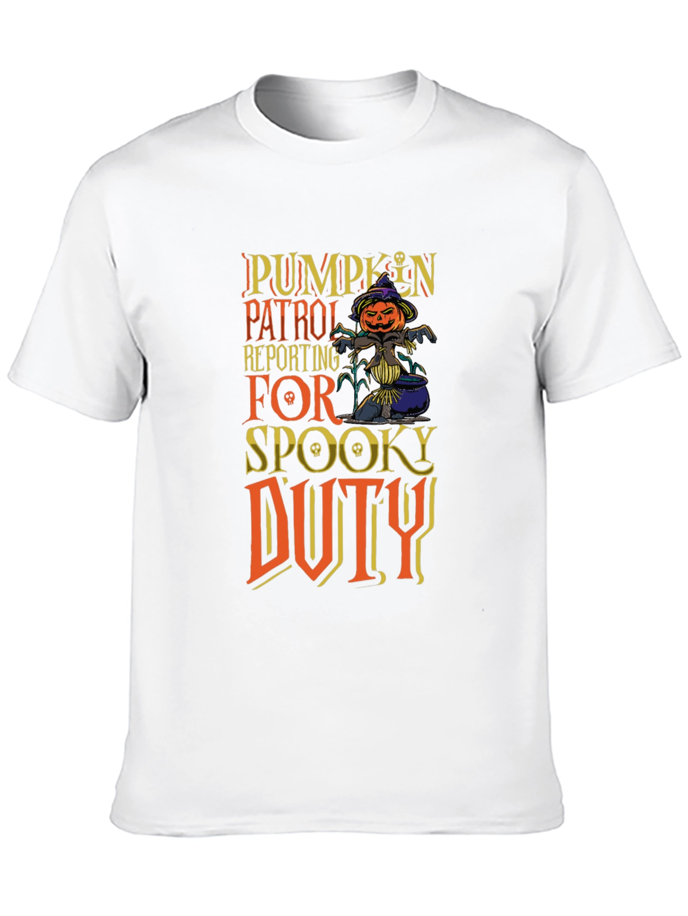 Pumpkin Patrol Spooky Duty T-Shirt
