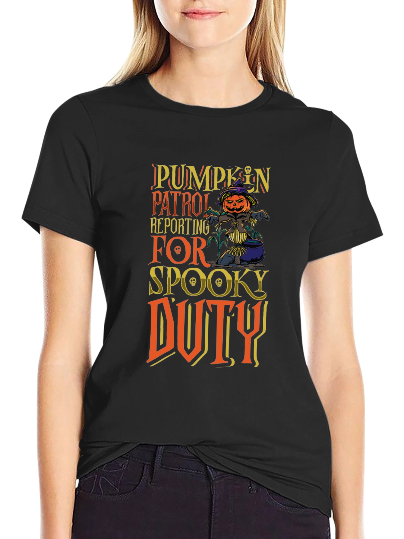 Pumpkin Patrol Spooky Duty T-Shirt