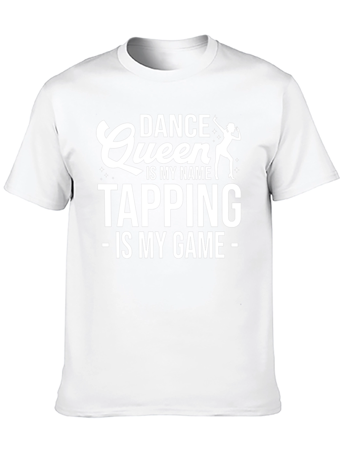 Dance Queen Tapping T-Shirt - Black