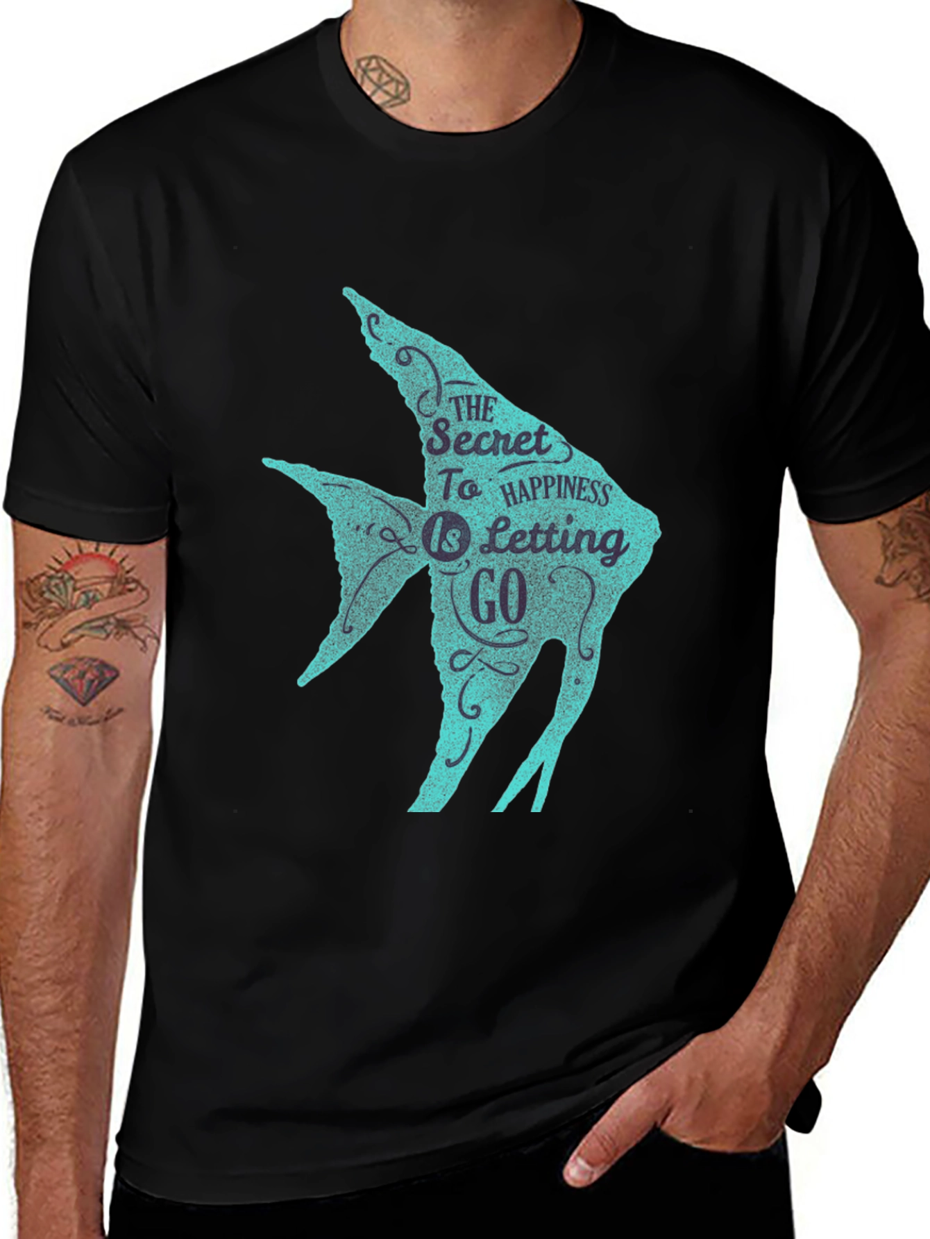 The Secret to Happiness Graphic T-Shirt