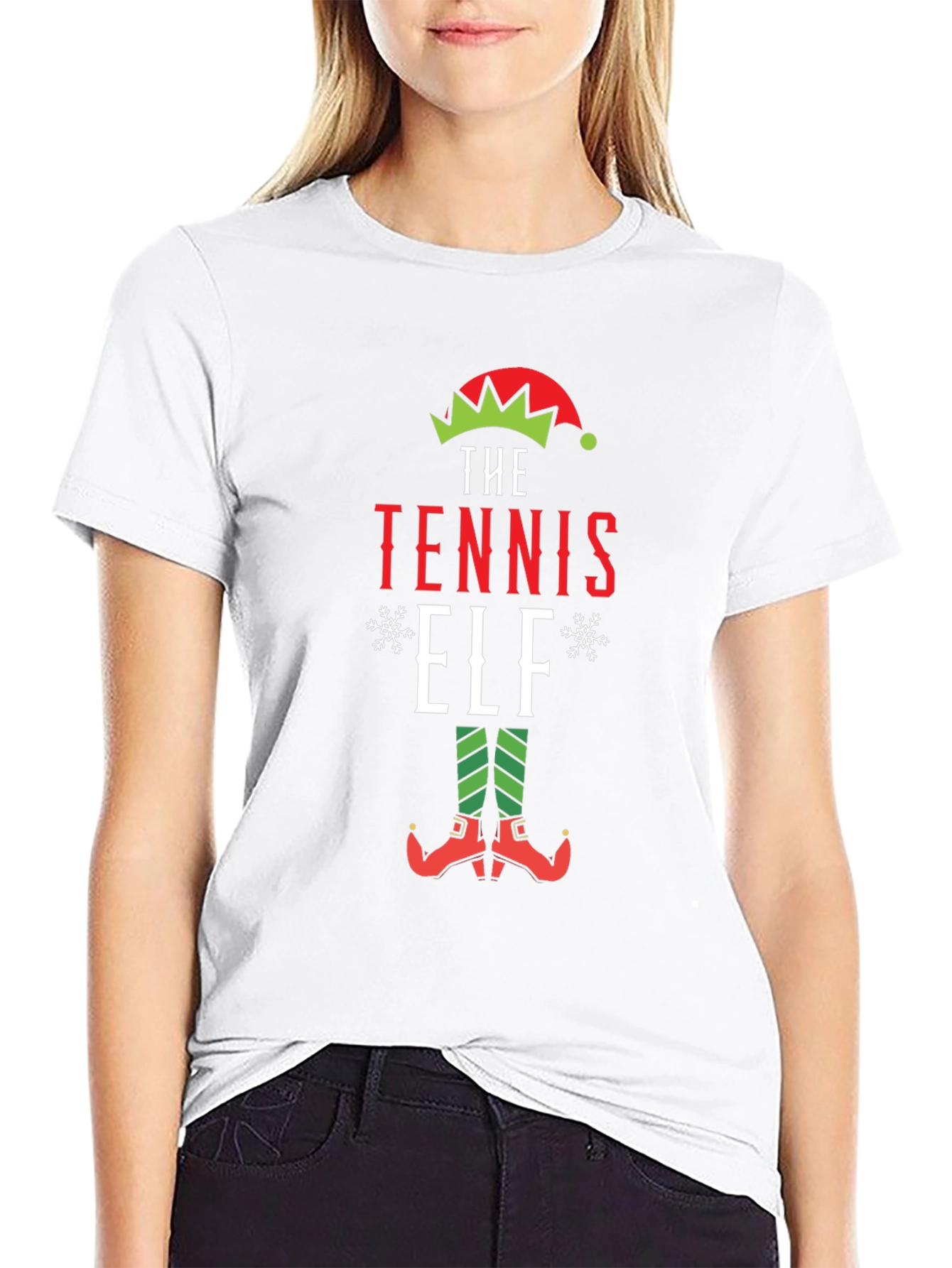 Tennis Elf Holiday T-Shirt