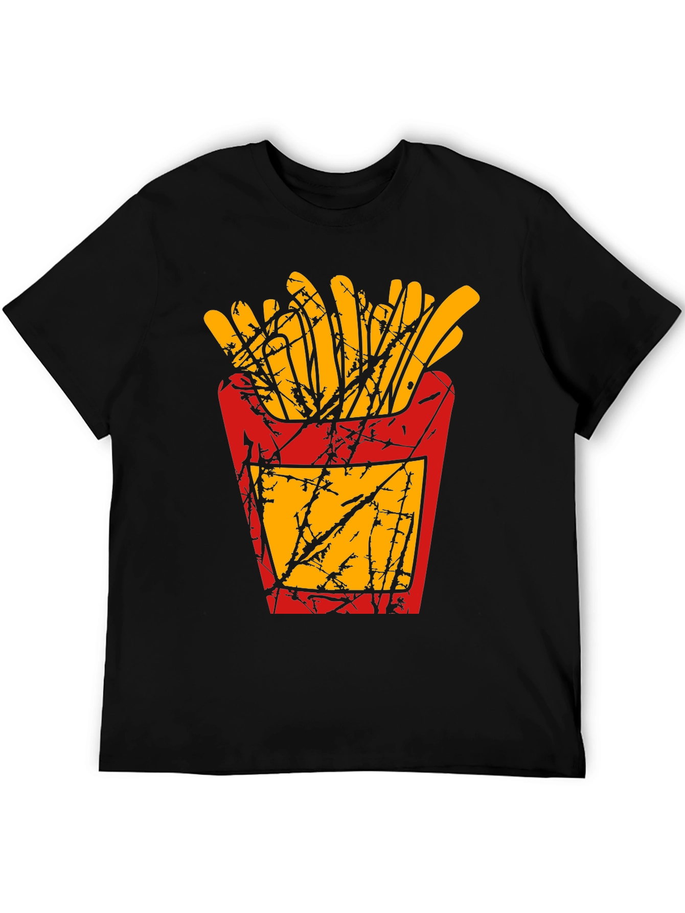 French Fries Graphic T-Shirt - Casual Comfort
