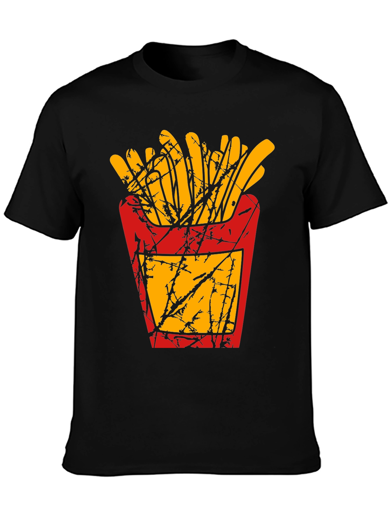 French Fries Graphic T-Shirt - Casual Comfort