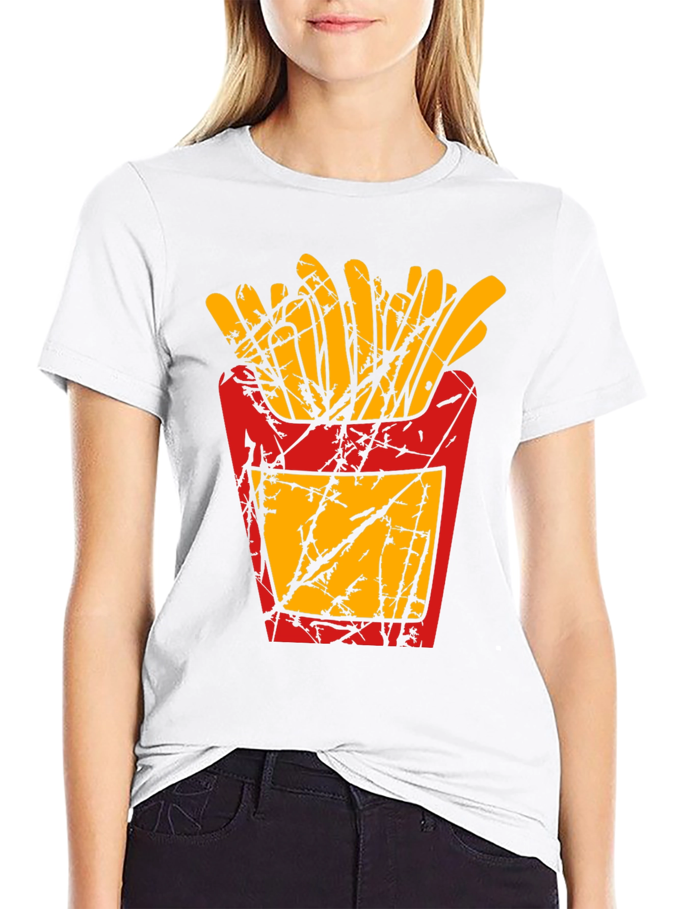 French Fries Graphic T-Shirt - Casual Comfort