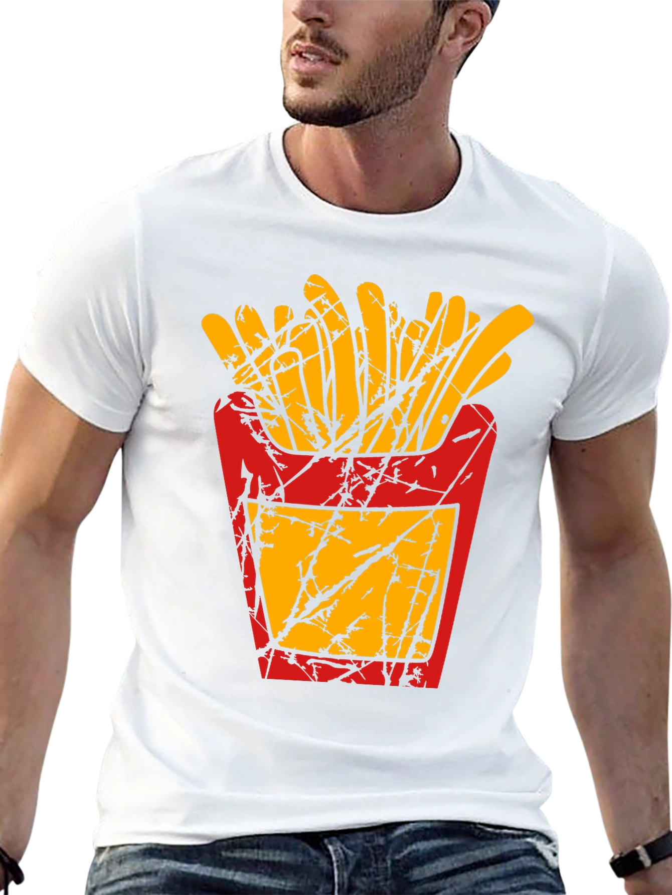 French Fries Graphic T-Shirt - Casual Comfort