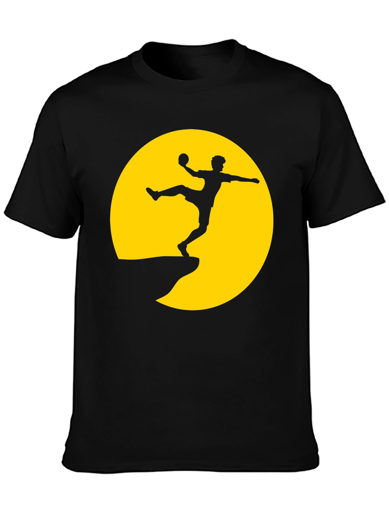 Silhouette Soccer Player Graphic Tee
