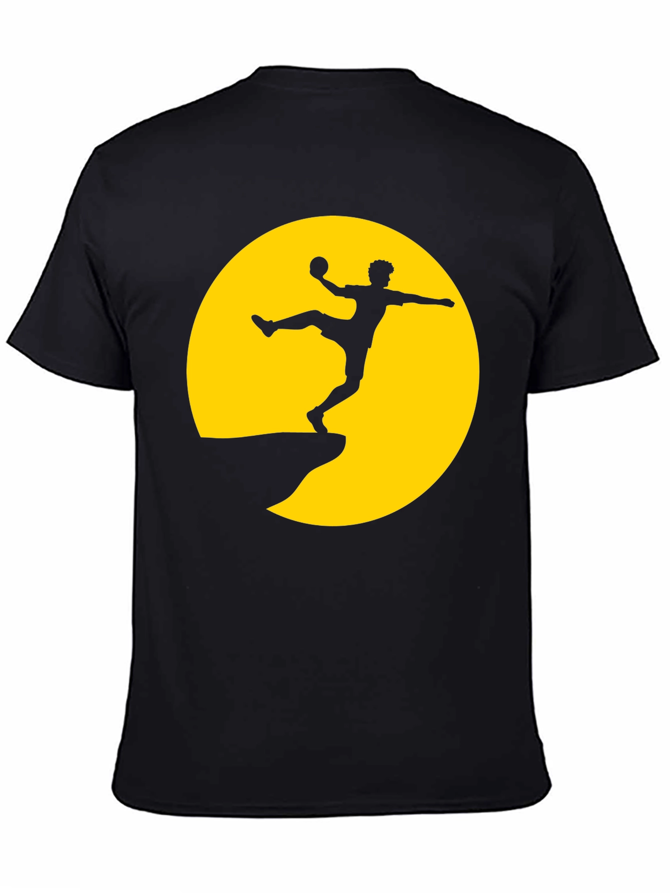 Silhouette Soccer Player Graphic Tee