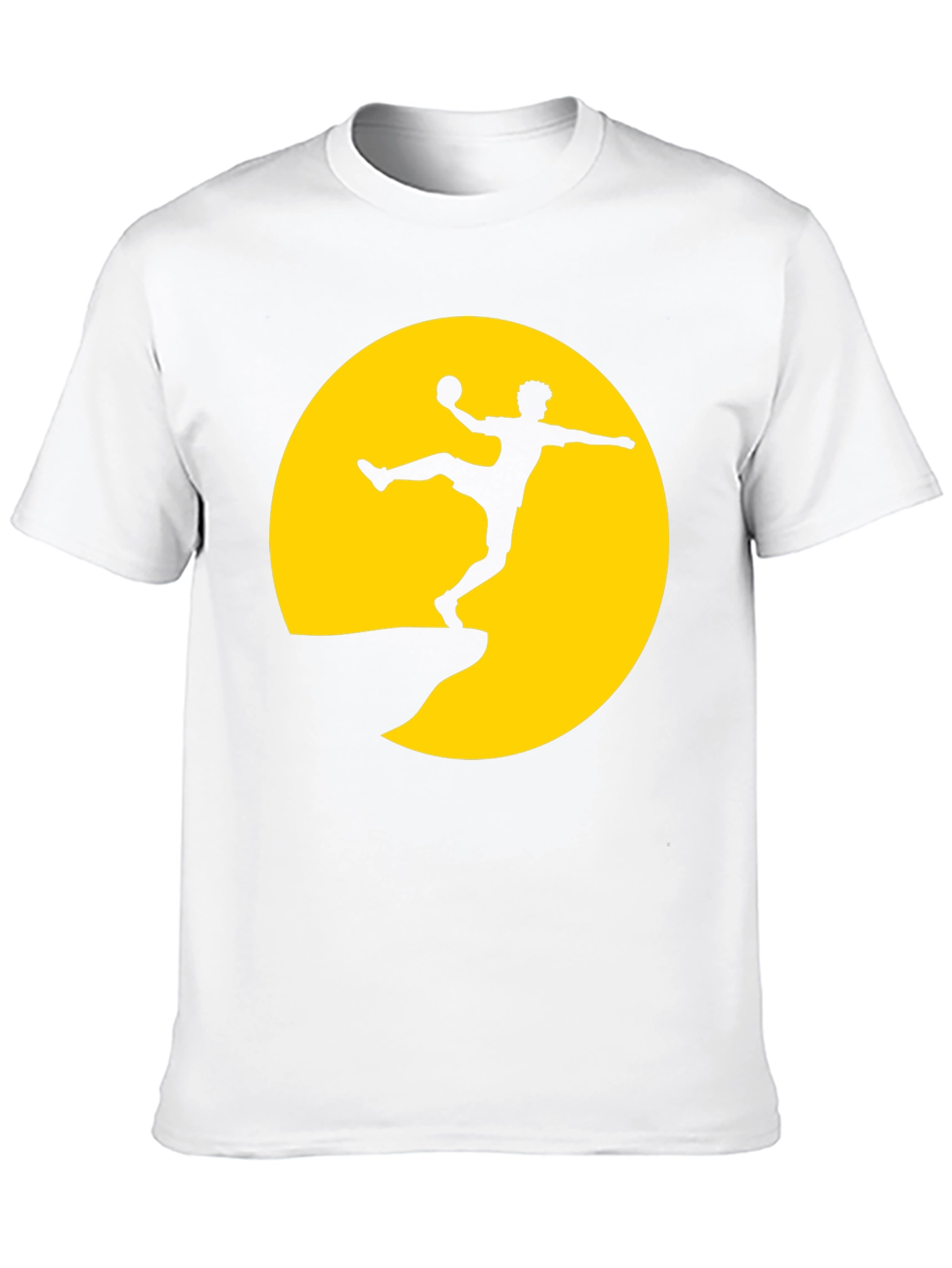 Silhouette Soccer Player Graphic Tee
