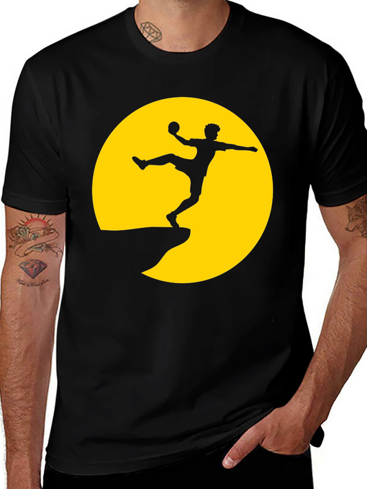 Silhouette Soccer Player Graphic Tee
