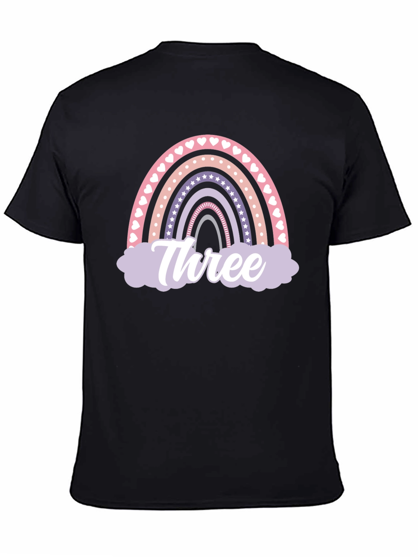 Three Rainbow Birthday T-Shirt