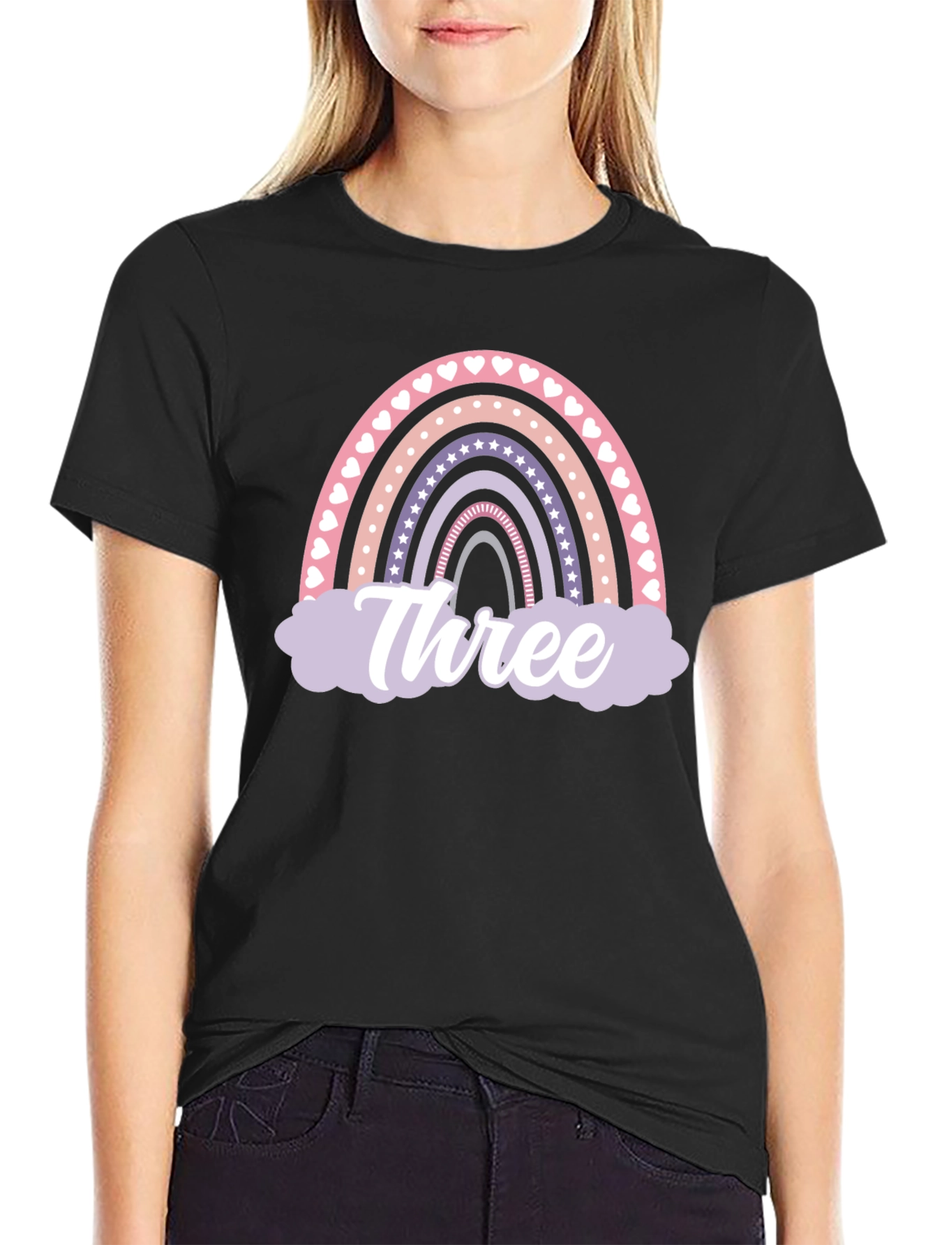 Three Rainbow Birthday T-Shirt