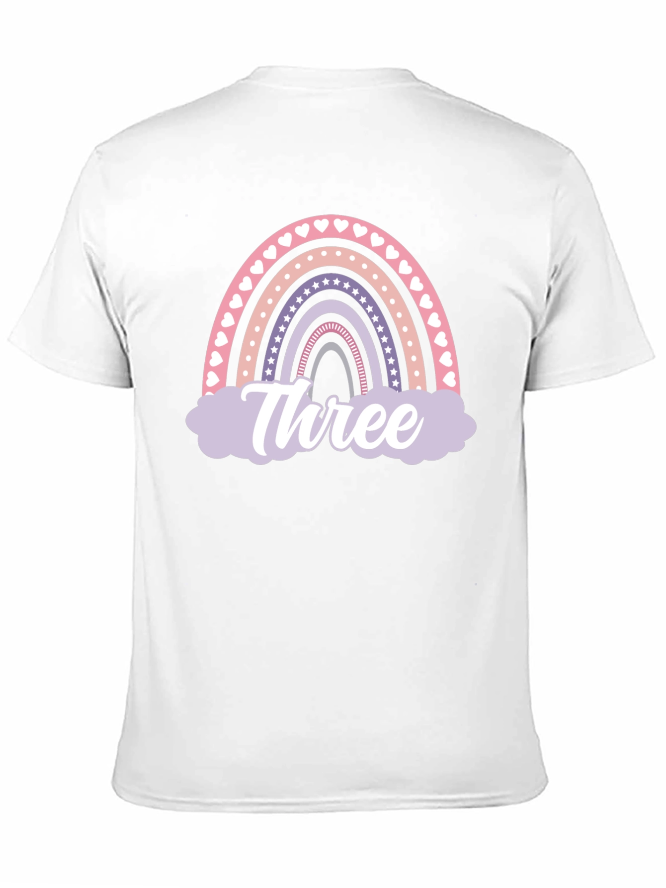 Three Rainbow Birthday T-Shirt