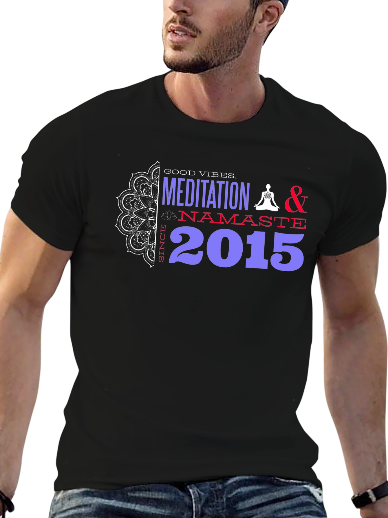 Meditation & Namaste Graphic T-Shirt