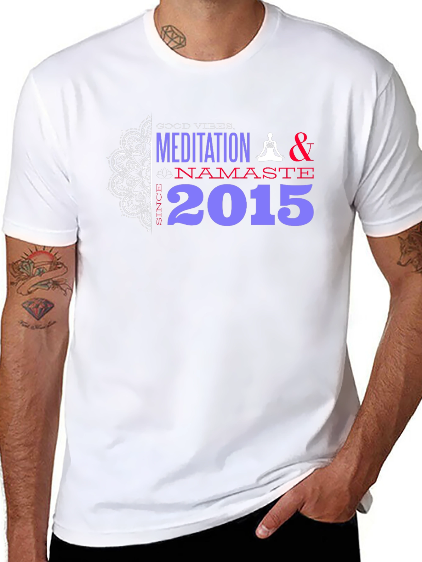 Meditation & Namaste Graphic T-Shirt