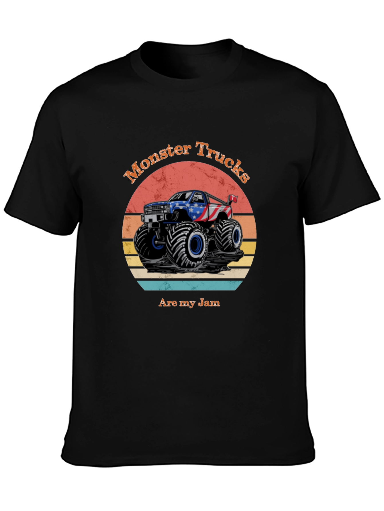 Monster Trucks Are My Jam Graphic Tee