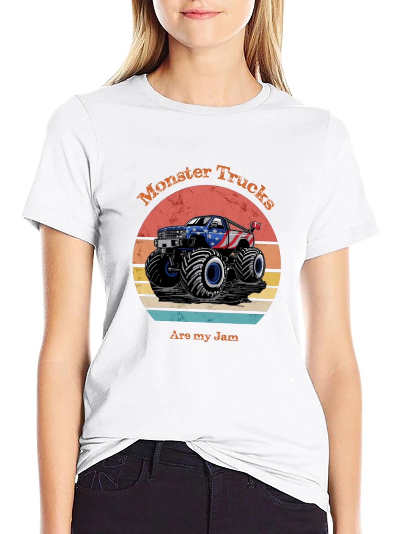 Monster Trucks Are My Jam Graphic Tee