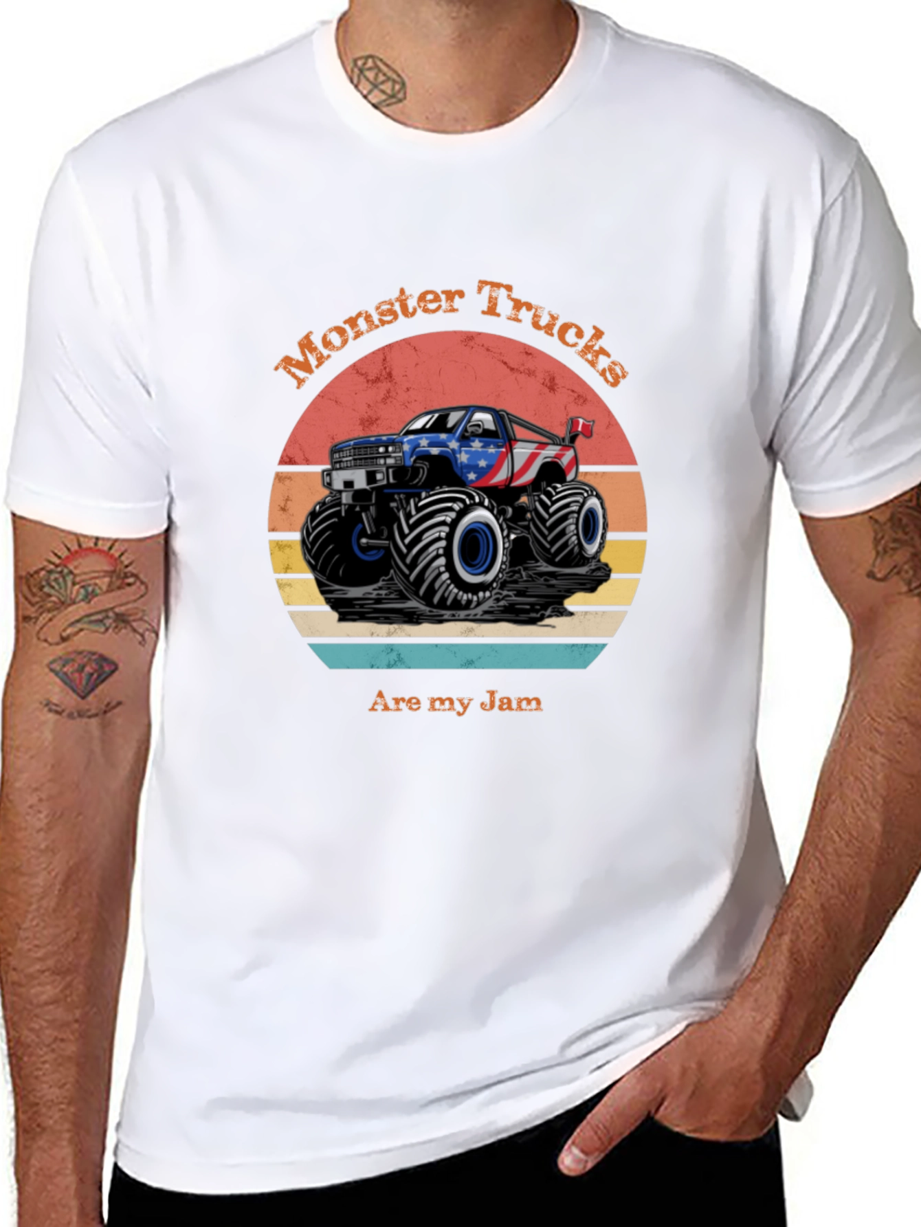 Monster Trucks Are My Jam Graphic Tee
