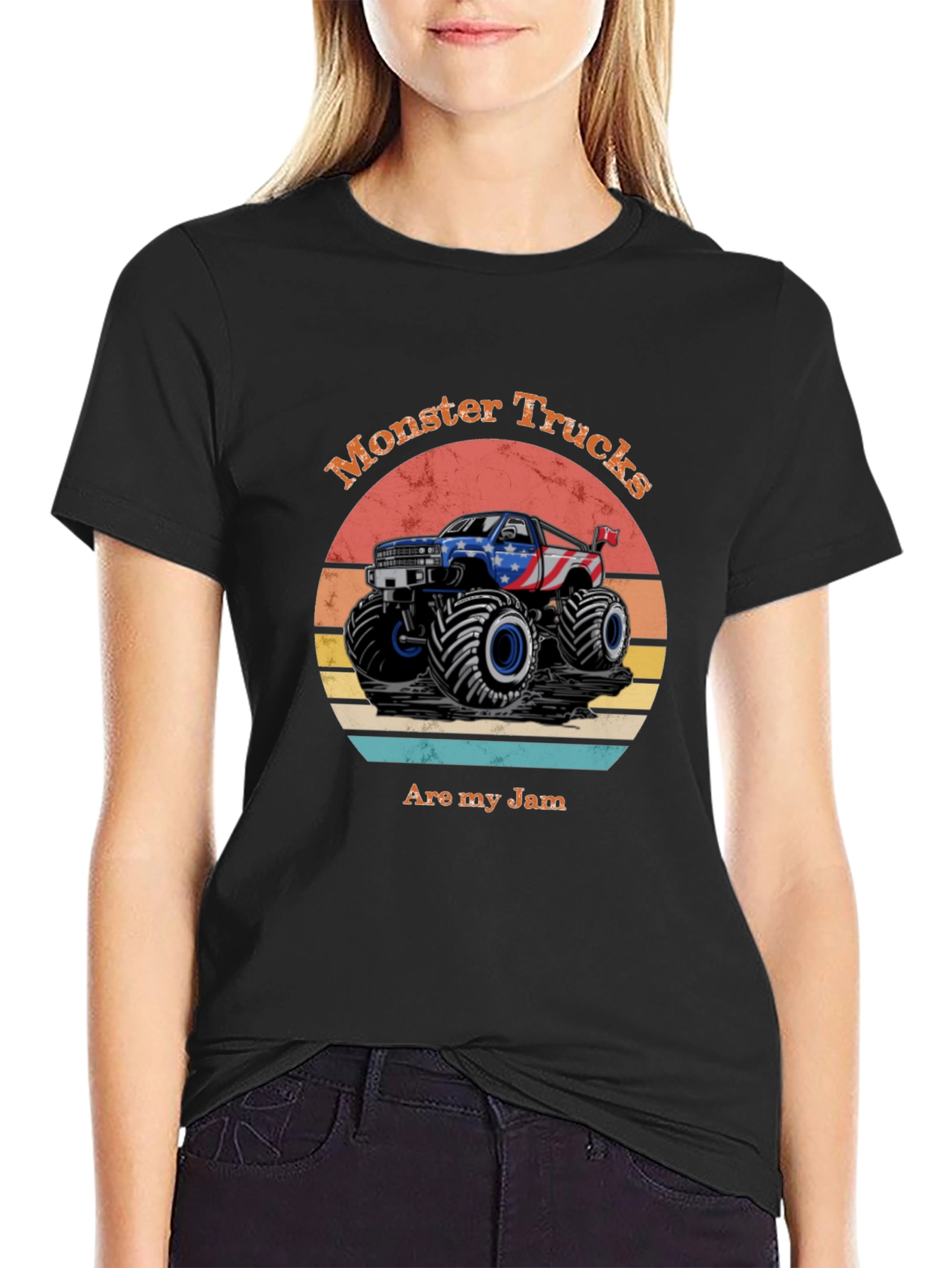 Monster Trucks Are My Jam Graphic Tee