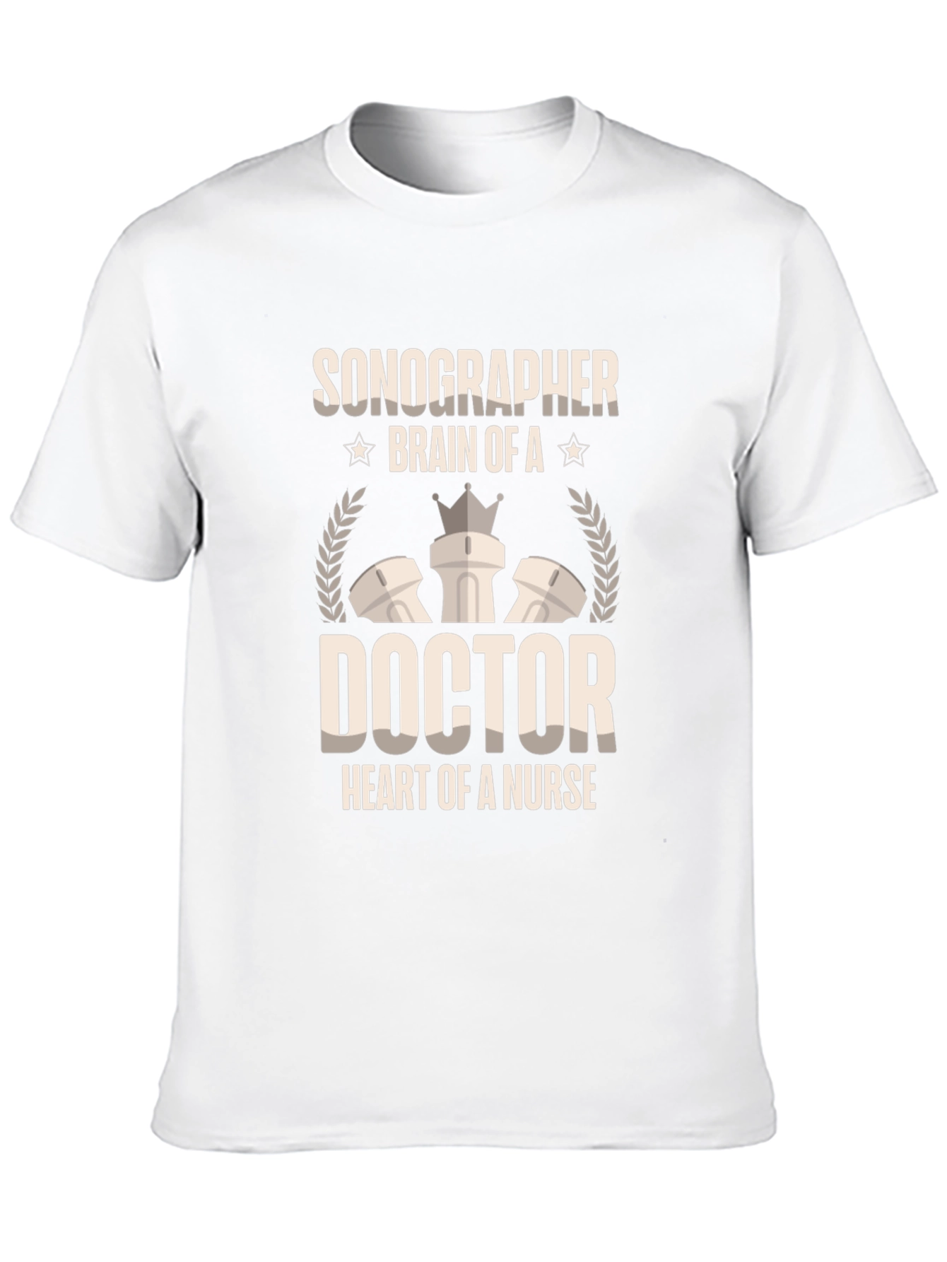Sonographer Brain Doctor Nurse Graphic Tee