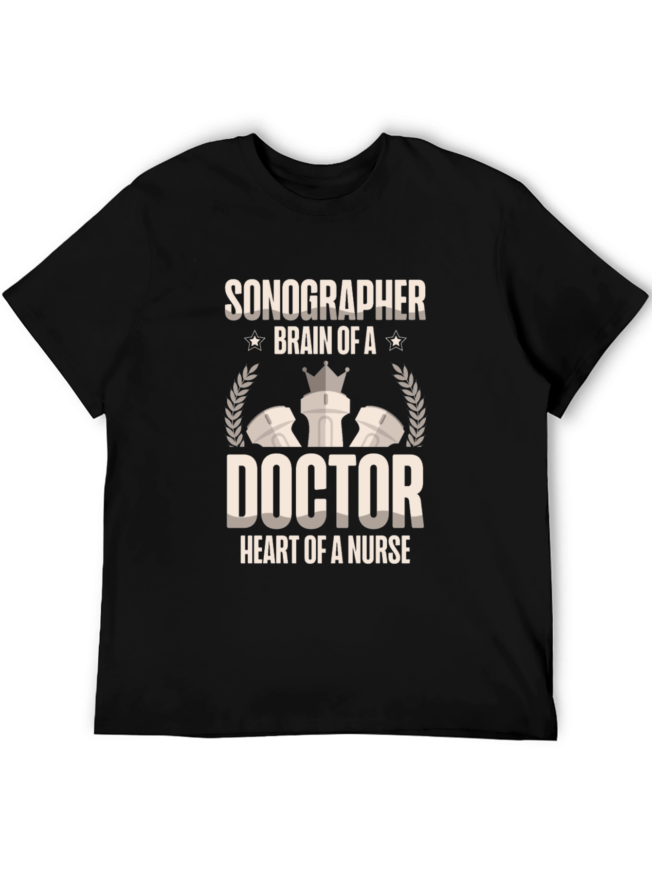 Sonographer Brain Doctor Nurse Graphic Tee