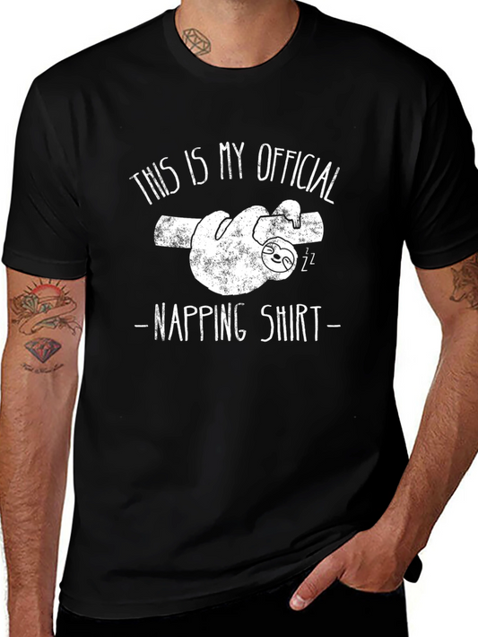 Napping Sloth T-Shirt: Official Sleep Shirt