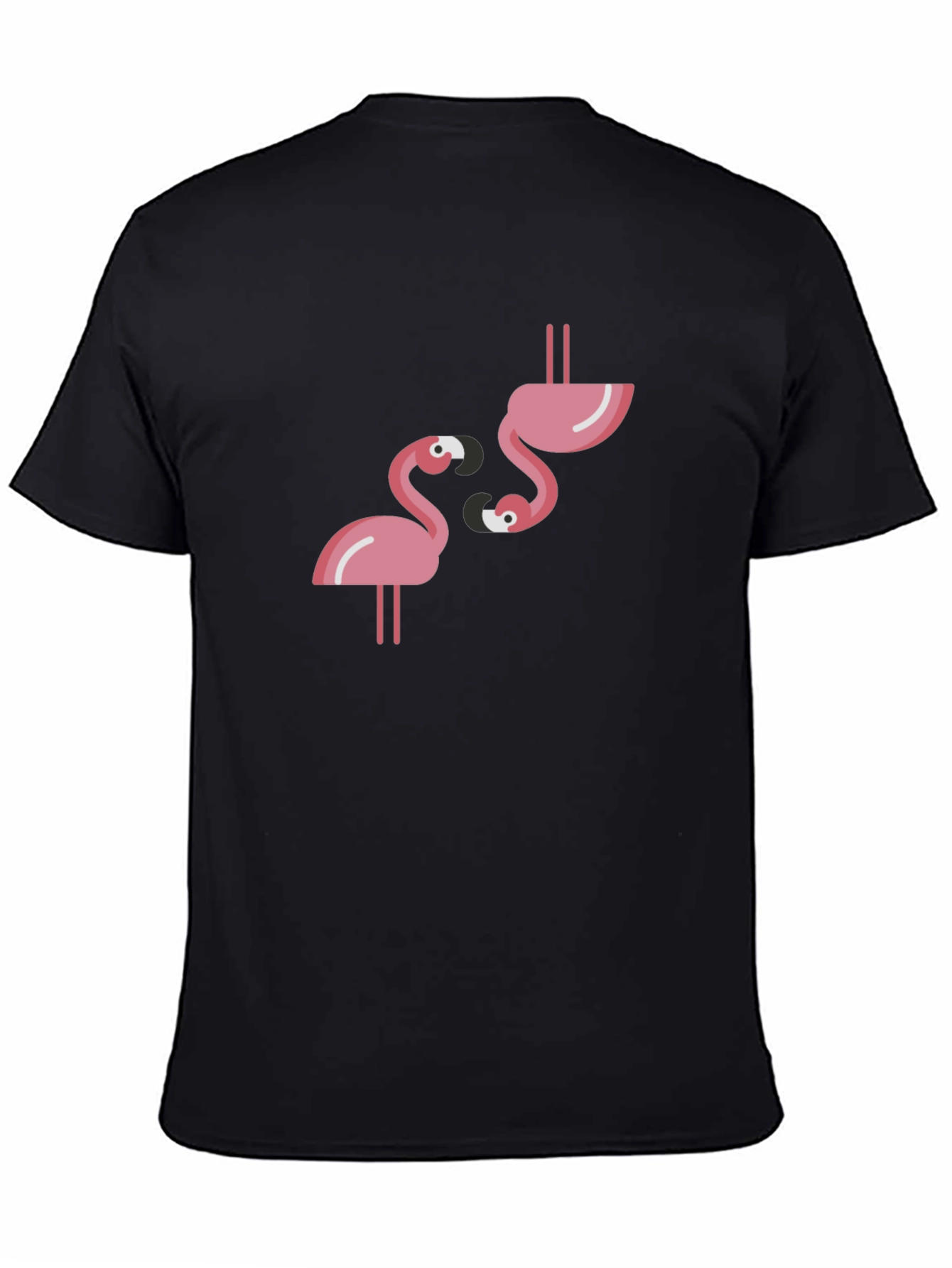Flamingo Graphic T-Shirt - Black
