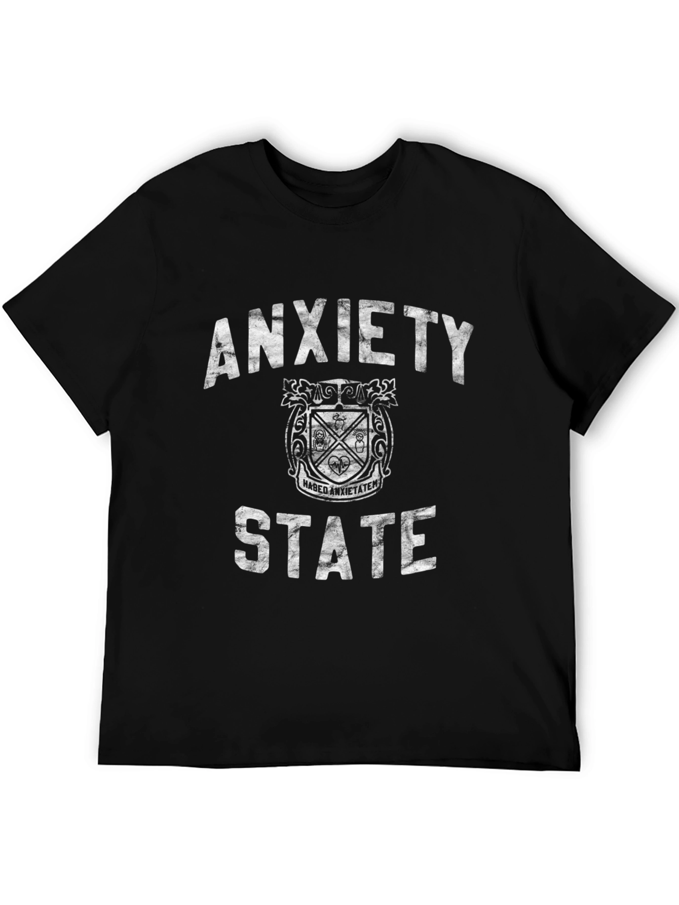 Anxiety State T-Shirt - Black Graphic Tee