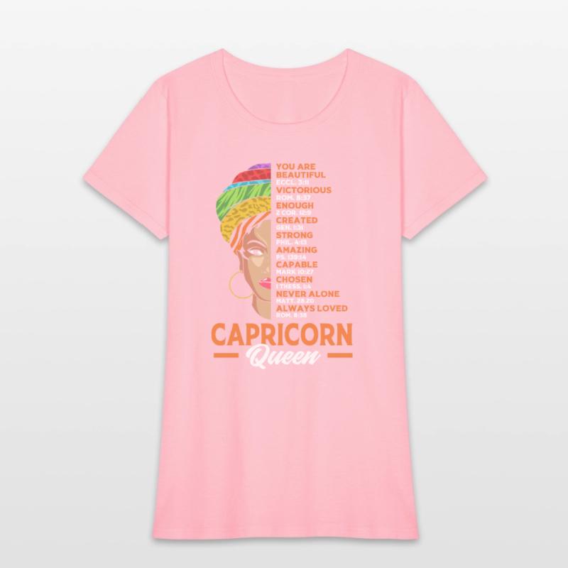 Zodiac Black Woman Capricorn Queen For Women