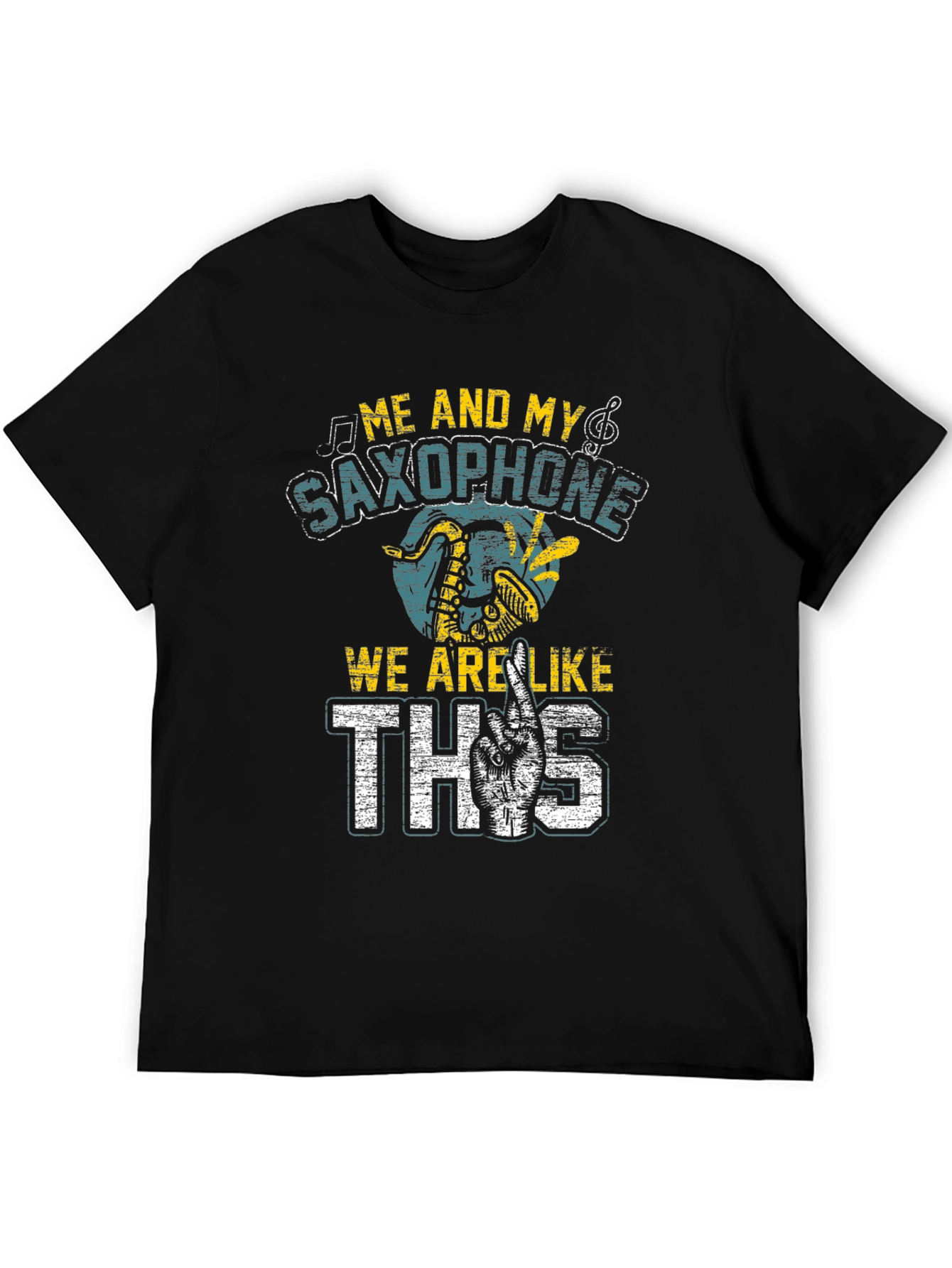 Saxophone Music Lover Graphic T-Shirt