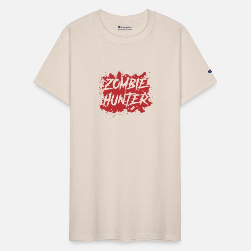 Zombie Hunter Creepy Scary Blood Splatter Zombies