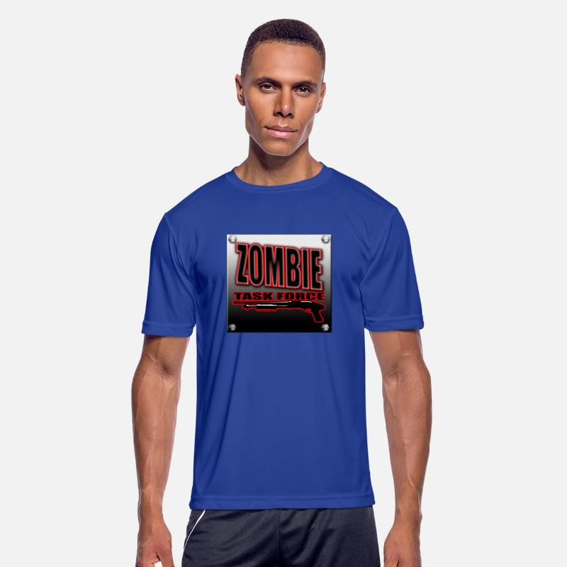 Zombie Task Force Worn Metal Sign Undead shooter