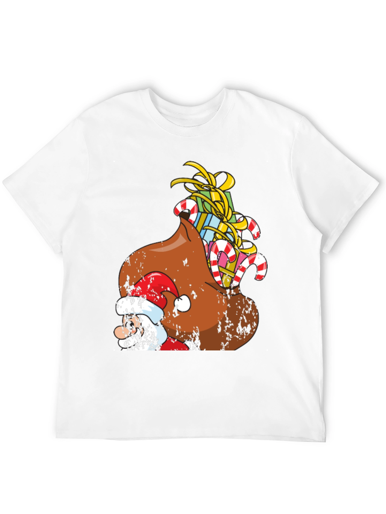 Funny Santa Poop Christmas T-Shirt