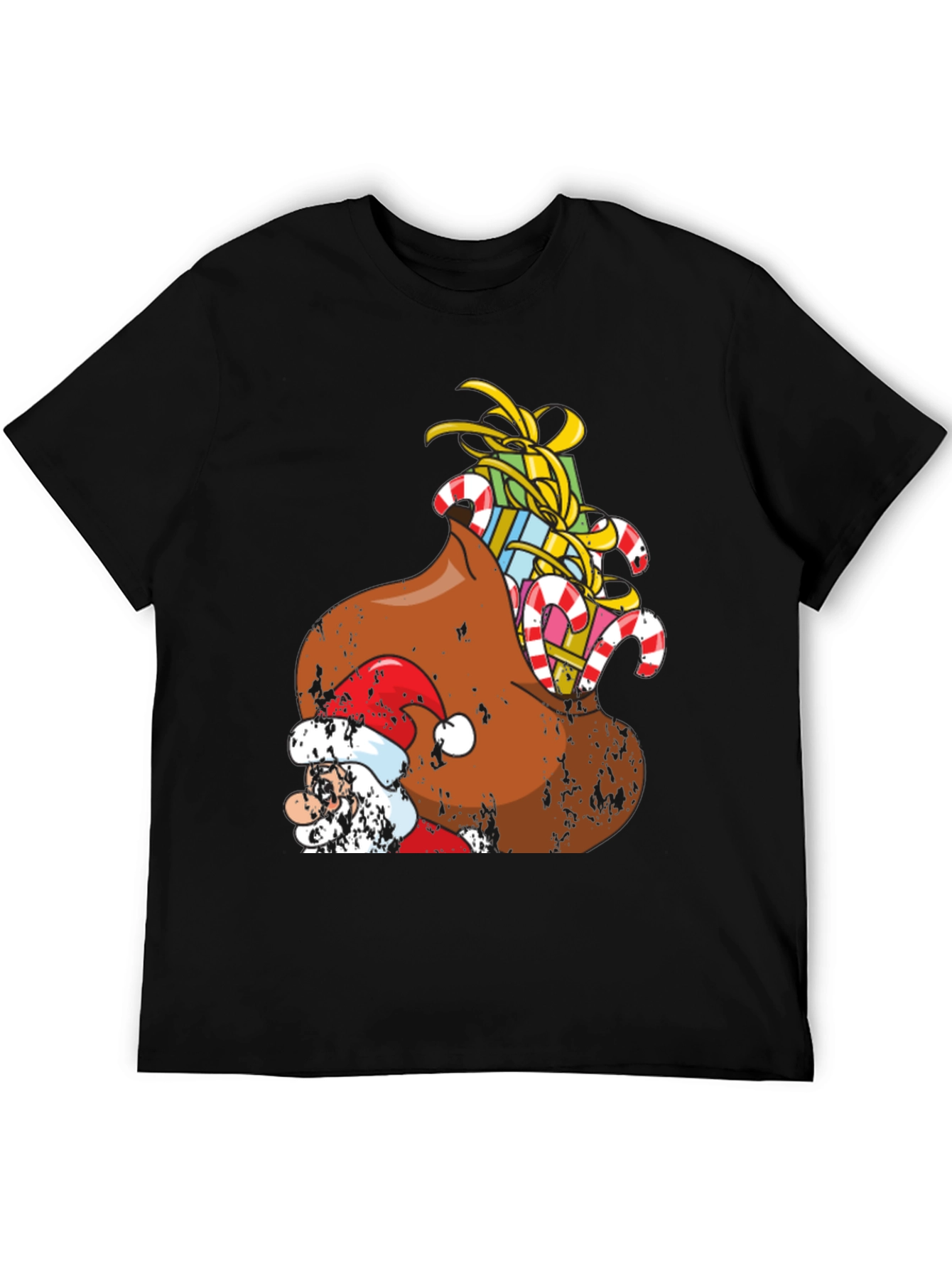 Funny Santa Poop Christmas T-Shirt