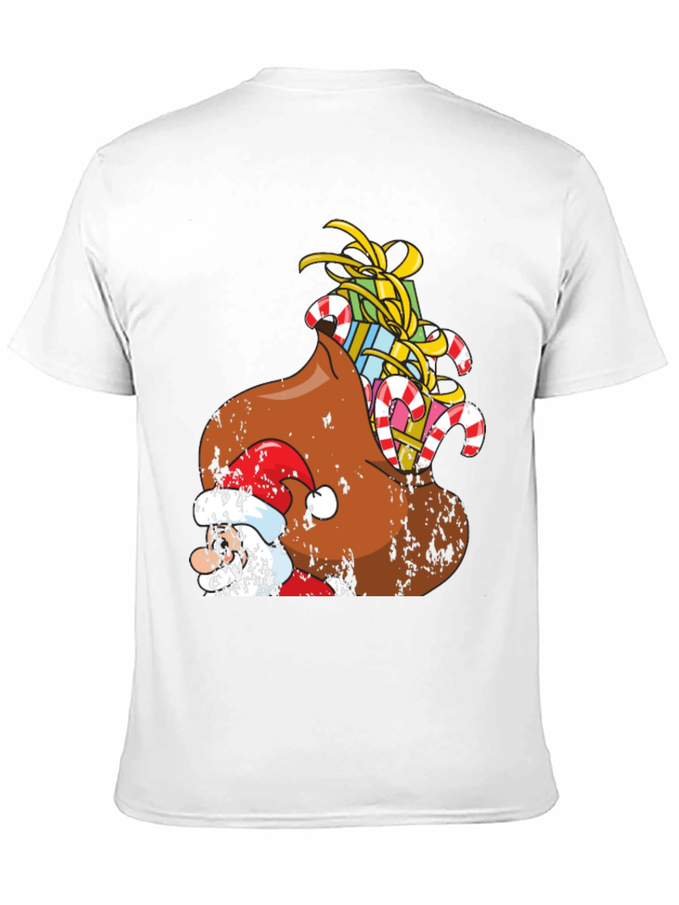Funny Santa Poop Christmas T-Shirt