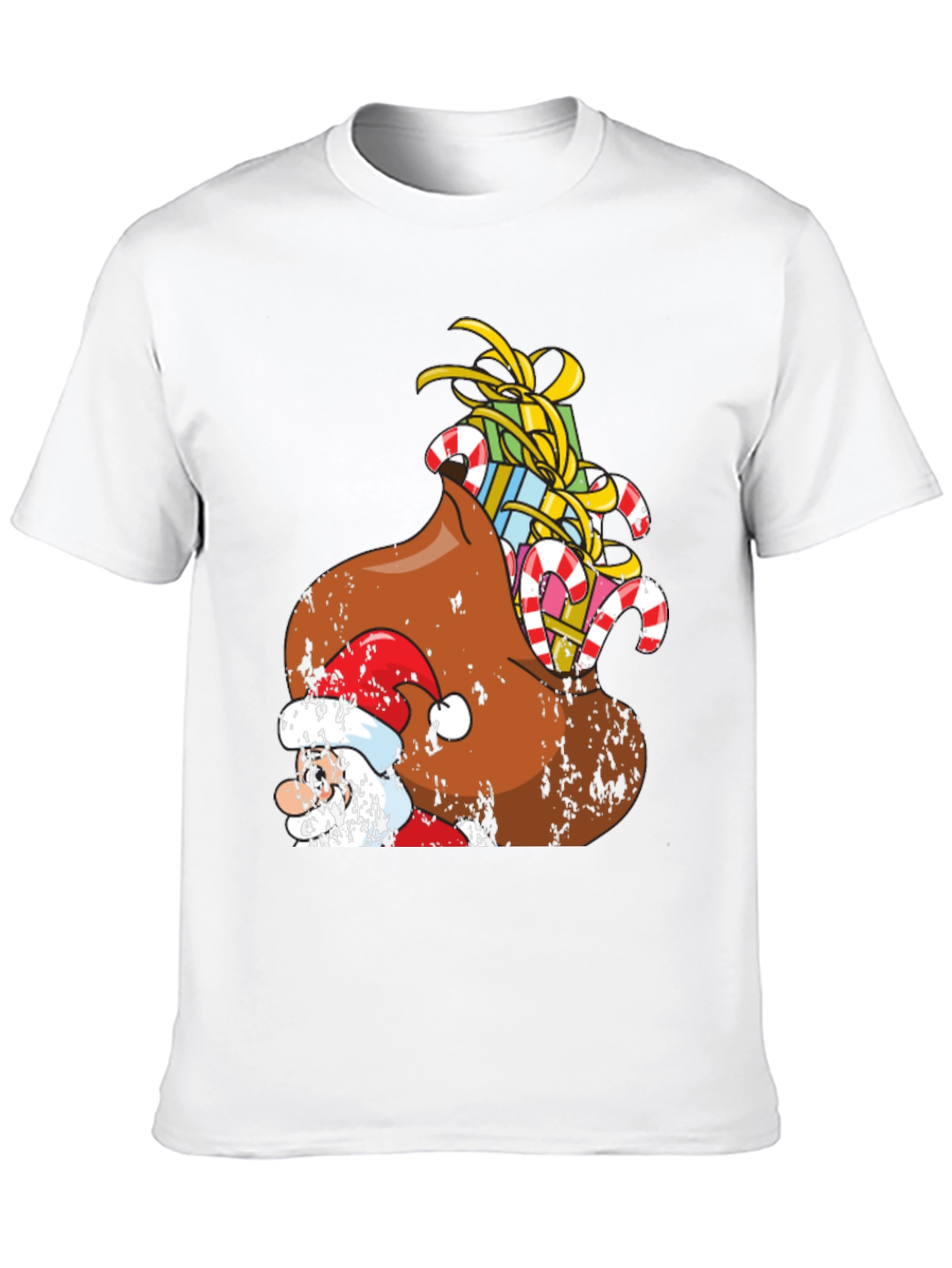 Funny Santa Poop Christmas T-Shirt