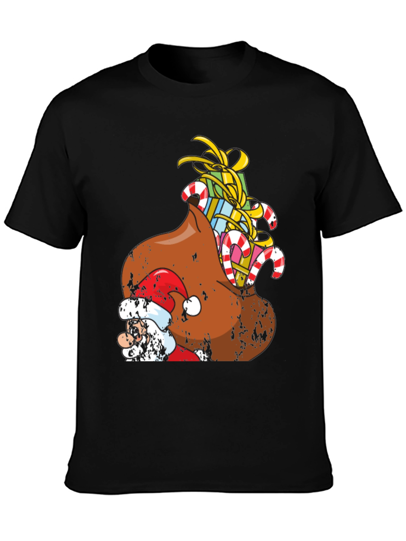 Funny Santa Poop Christmas T-Shirt
