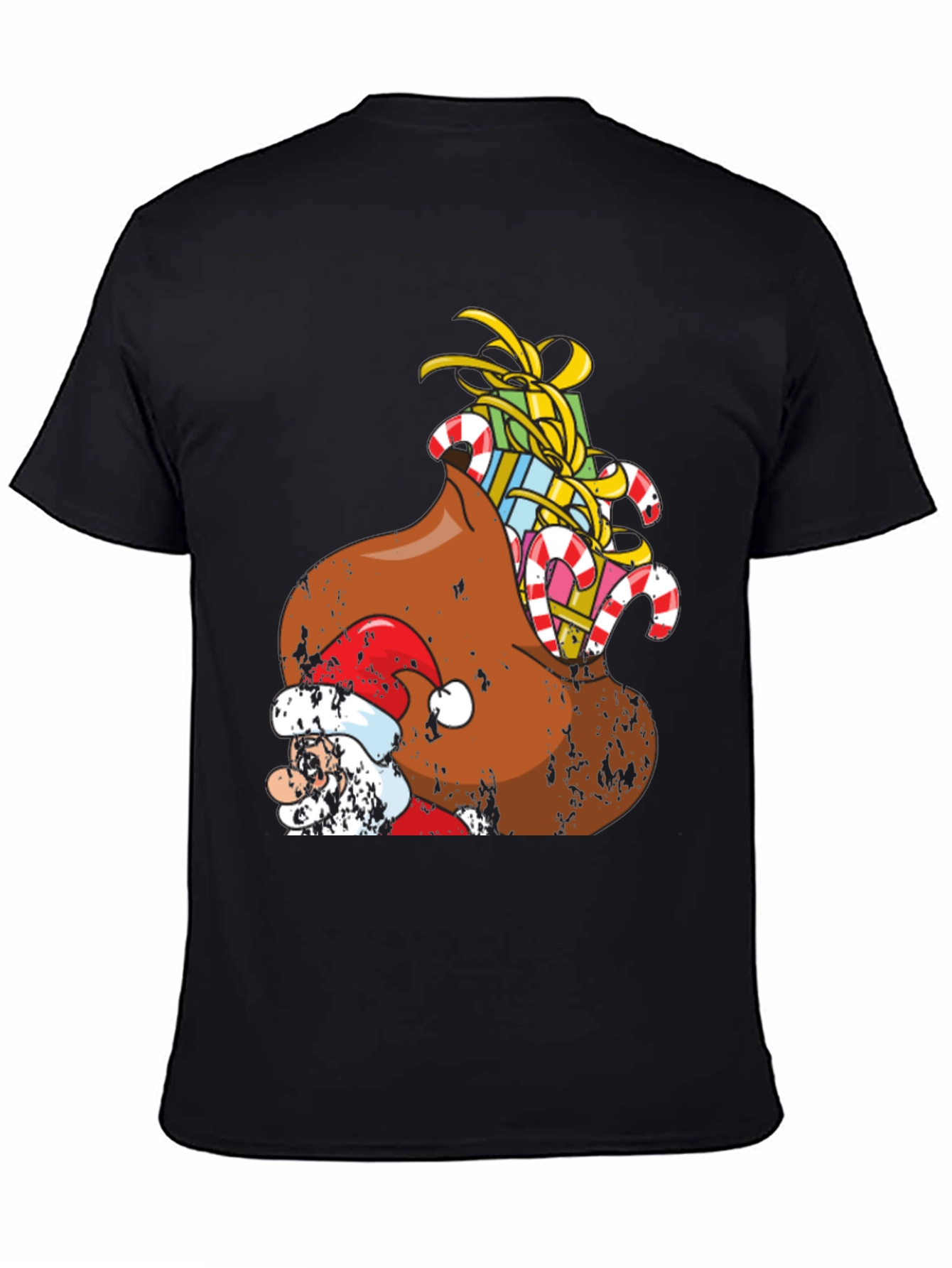 Funny Santa Poop Christmas T-Shirt