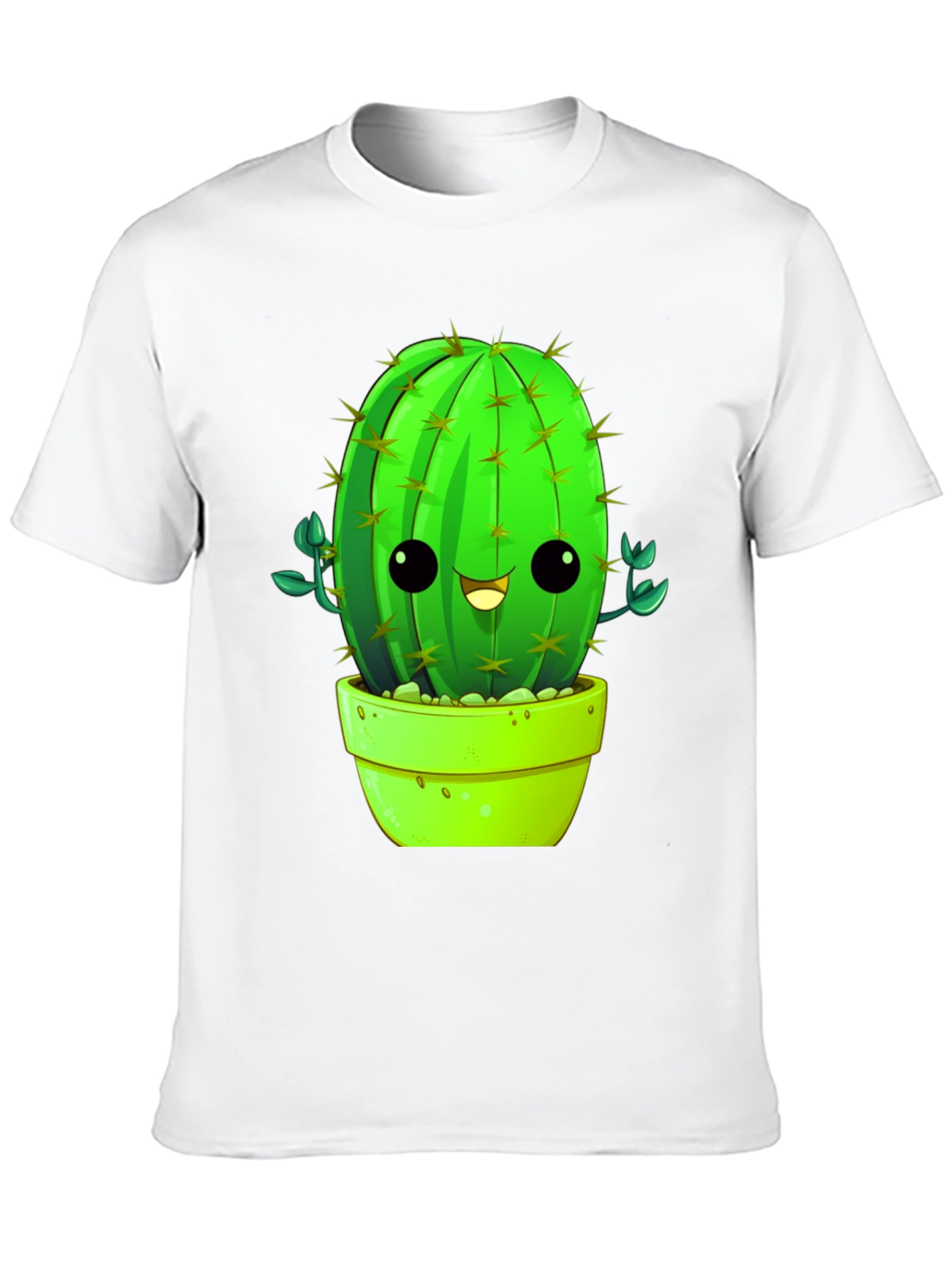 Cute Cartoon Cactus T-Shirt